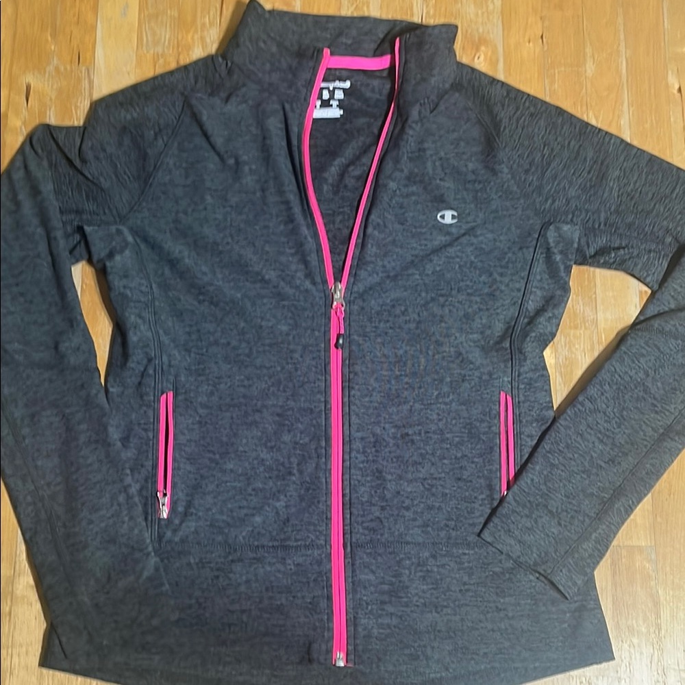 Champion zip up athletic jacket